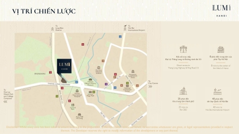 Vị trí Căn hộ Lumi Hà Nội
