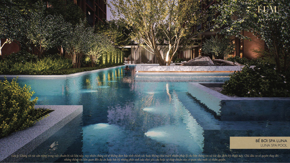 Bể bơi ngoài trời tại Lumi Hà Nội