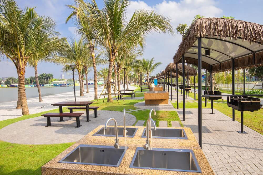 Vườn BBQ ngoài trời