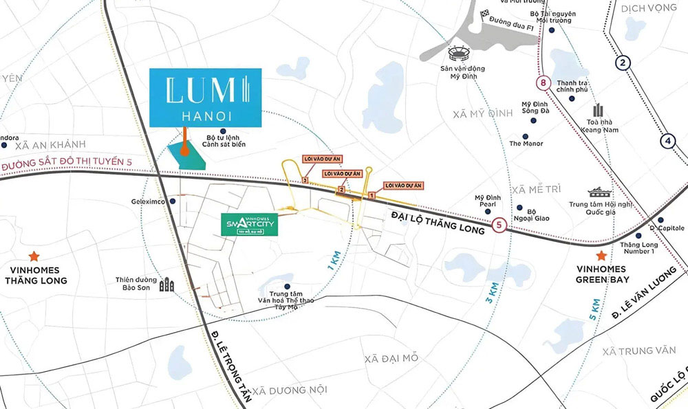 Khả năng kết nối từ Lumi Hà Nội